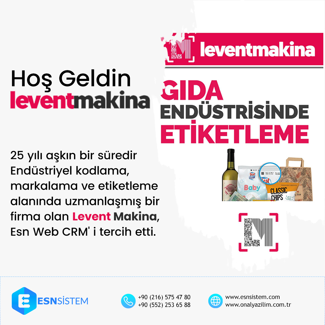 Hoş Geldin Levent Makina