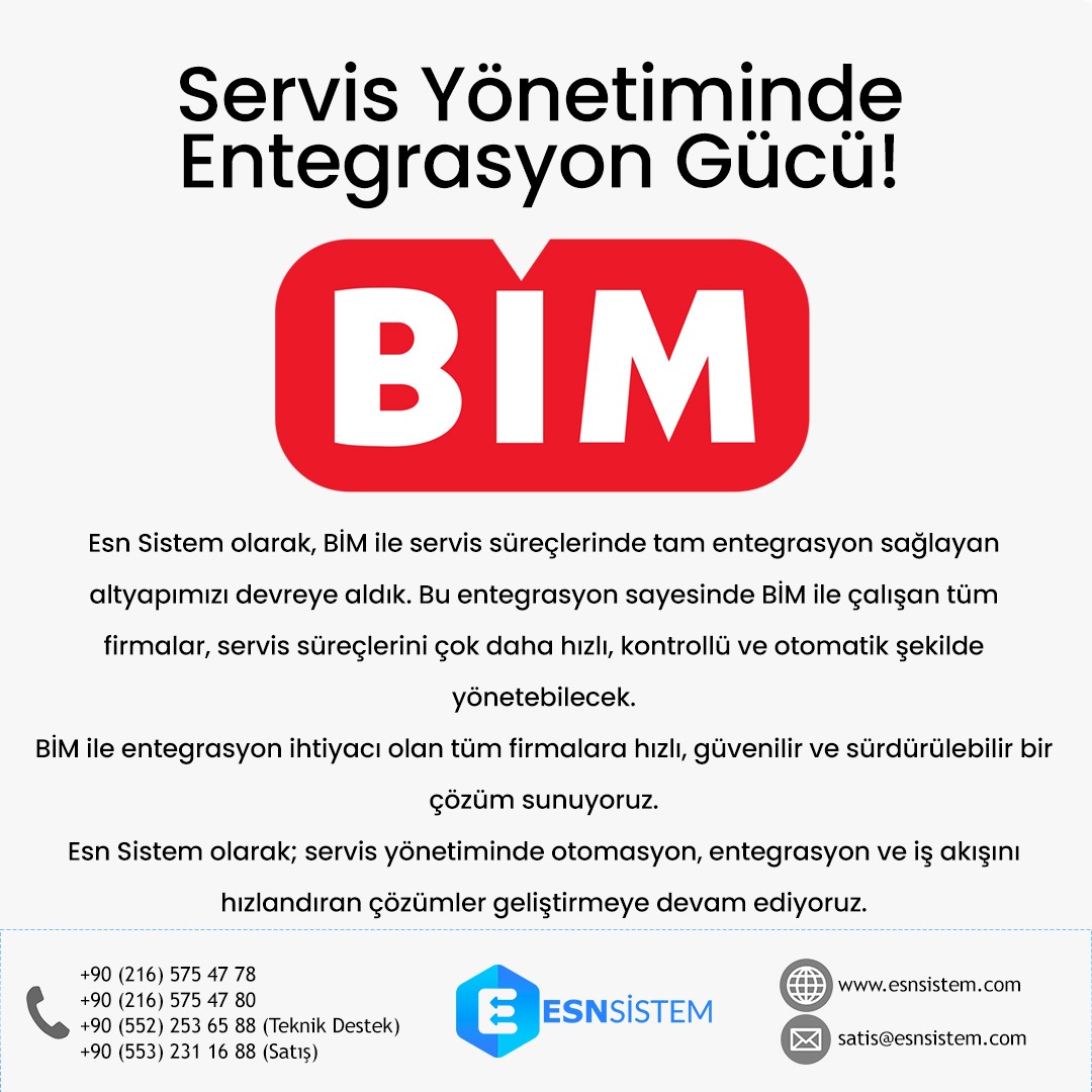 Bim Entegrasyonu
